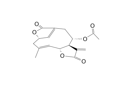 GERMACRA-1(10),4,11(13)-TRIEN-12,6-A-;14,2-A-DIOLIDE,8-A-ACETOXY