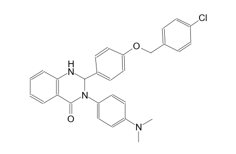 4(1H)-quinazolinone, 2-[4-[(4-chlorophenyl)methoxy]phenyl]-3-[4-(dimethylamino)phenyl]-2,3-dihydro-