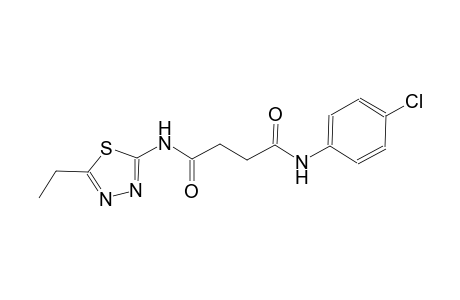 N~1~-(4-chlorophenyl)-N~4~-(5-ethyl-1,3,4-thiadiazol-2-yl)succinamide