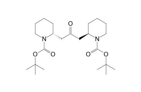 (2R)-2-[3-[(2R)-1-tert-butoxycarbonyl-2-piperidyl]-2-keto-propyl]piperidine-1-carboxylic acid tert-butyl ester