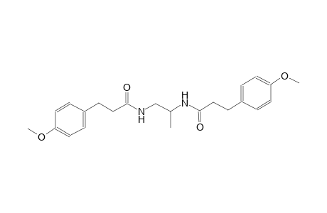 3-(4-methoxyphenyl)-N-(2-{[3-(4-methoxyphenyl)propanoyl]amino}-1-methylethyl)propanamide