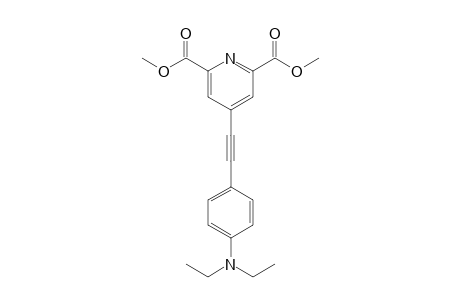 Dimethyl 4-[4'-(diethylamino)phenylethynyl]pyridine-2,6-dicarboxylate