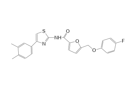 N-[4-(3,4-dimethylphenyl)-1,3-thiazol-2-yl]-5-[(4-fluorophenoxy)methyl]-2-furamide