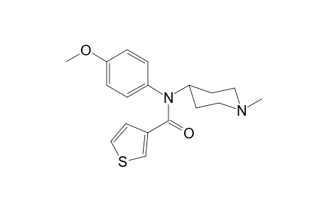 N-(4-Methoxyphenyl)-N-(1-methylpiperidin-4-yl)thiophene-3-carboxamide