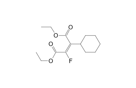 (E)-2-cyclohexyl-3-fluoro-2-butenedioic acid diethyl ester