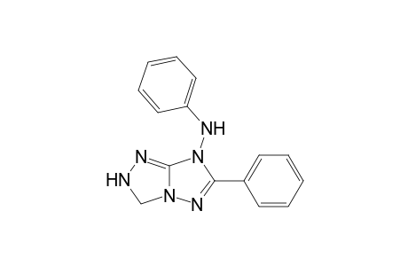 7-Anilino-6-phenyl-2,7-dihydro-3H-1,2,4-triazolo[4,3-b]-1,2,4-triazole