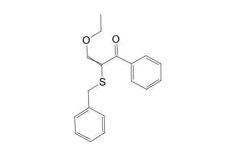 2-(Benzylsulfanyl)-3-ethoxy-1-phenylprop-2-en-1-one