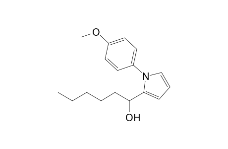 1-(p-Methoxyphenyl)-2-(1'-hydroxyhexyl)-pyrrole