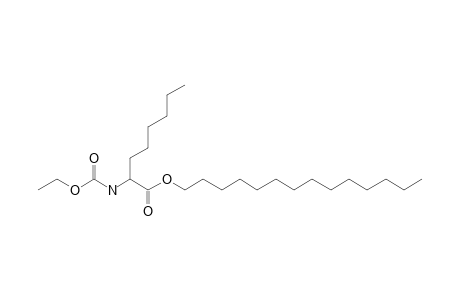 2-Aminocaprylic acid, N-ethoxycarbonyl-, tetradecyl ester