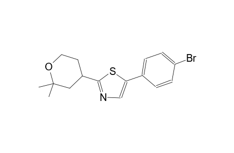thiazole, 5-(4-bromophenyl)-2-(tetrahydro-2,2-dimethyl-2H-pyran-4-yl)-
