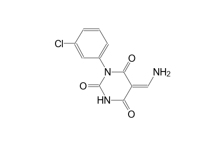(5Z)-5-(aminomethylene)-1-(3-chlorophenyl)-2,4,6(1H,3H,5H)-pyrimidinetrione