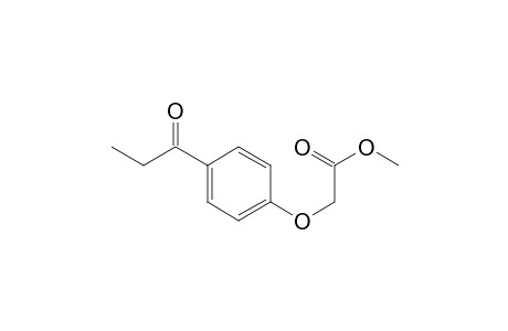 Acetic acid, 2-[4-(1-oxopropyl)phenoxy]-, methyl ester