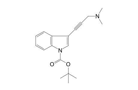 3-[3-(Dimethylamino)prop-1-ynyl]indole-1-carboxylic acid tert-butyl ester