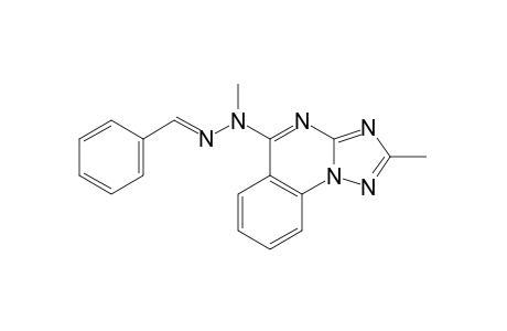 benzaldehyde, methyl (2-methyl-s-triazolo[1,5-a]quinazolin-5-yl)hydrazone
