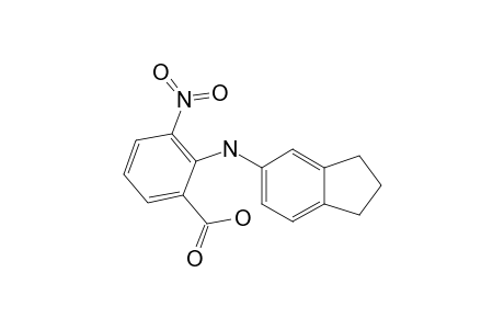 2-(indan-5-ylamino)-3-nitro-benzoic acid
