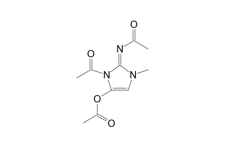 Imidazole,2,3-dihydro-1-methyl-2-acetylimino-3-acetyl-4acetyloxy
