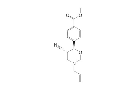 (TRANS)-3-ALLYL-5-CYANO-6-(4-METHOXYCARBONYLPHENYL)-TETRAHYDRO-2H-1,3-OXAZINE