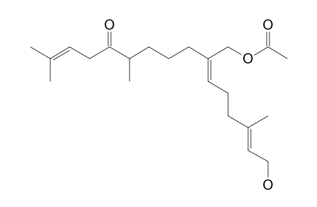 (2-E,6-Z)-3,7,11,15-TETRAMETHYLHEXADECA-2,6,14-TRIEN-7-[(ACETYLOXY)-METHYL]-12-OXO-1,19-DIOL