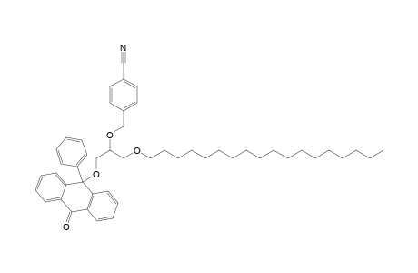 Benzonitrile, 4-[[1-[[(9,10-dihydro-10-oxo-9-phenyl-9-anthracenyl)oxy]methyl]-2-(oc tadecyloxy)ethoxy]methyl]-