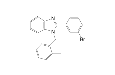1H-Benzoimidazole, 2-(3-bromophenyl)-1-(2-methylbenzyl)-