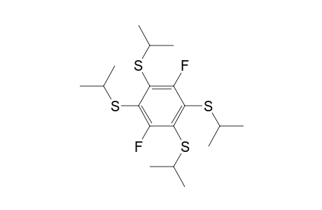 Tetrakis(isopropylthio)-1,4-difluorobenzene