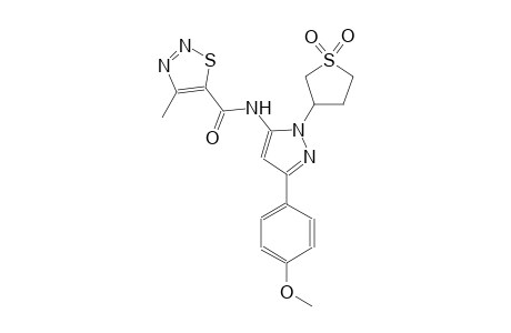 1,2,3-thiadiazole-5-carboxamide, N-[3-(4-methoxyphenyl)-1-(tetrahydro-1,1-dioxido-3-thienyl)-1H-pyrazol-5-yl]-4-methyl-