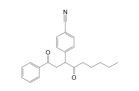 3-(4-Cyanophenyl)-1-phenylnonane-1,4-dione