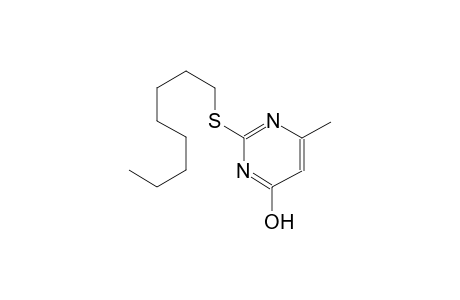 4-pyrimidinol, 6-methyl-2-(octylthio)-