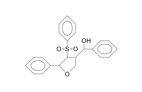 (2S,3S,4R,AS)-4-(A-hydroxy-benzyl)-2-phenyl-3-phenylsulfonyl-tetrahydro-furan