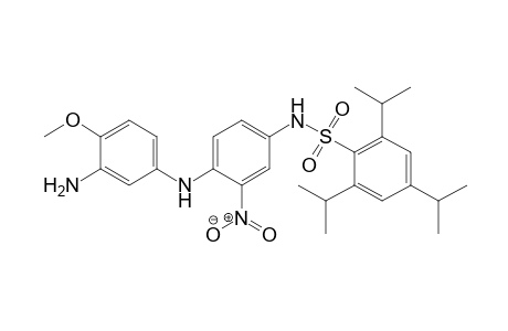 Benzenesulfonamide, N-[4-[(3-amino-4-methoxyphenyl)amino]-3-nitrophenyl]-2,4,6-tris(1-methylethyl)-