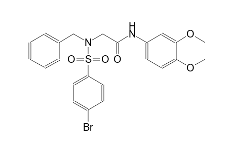 2-{benzyl[(4-bromophenyl)sulfonyl]amino}-N-(3,4-dimethoxyphenyl)acetamide