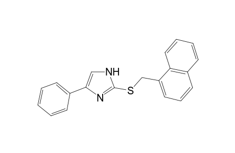 Imidazole, 2-(1-naphthylmethylthio)-4-phenyl-