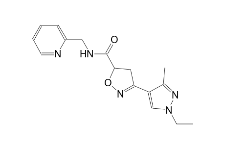 5-isoxazolecarboxamide, 3-(1-ethyl-3-methyl-1H-pyrazol-4-yl)-4,5-dihydro-N-(2-pyridinylmethyl)-