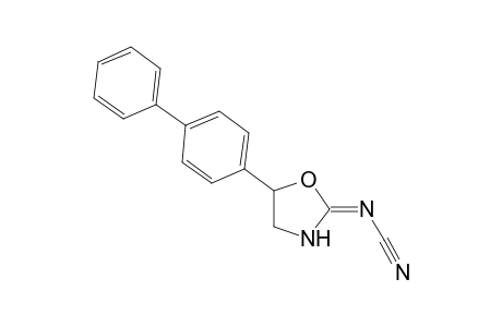 2-Cyanoimino-4,5-dihydro-5-(4-phenyl)phenyl-1,3-dioxazole