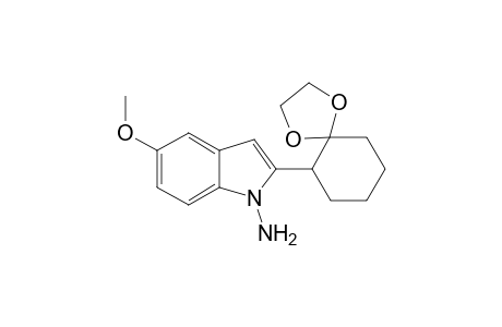 1-Amino-5-methoxy-2-(2-ethylenedioxycyclohexyl)-1H-indole