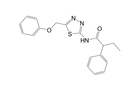 N-[5-(phenoxymethyl)-1,3,4-thiadiazol-2-yl]-2-phenylbutanamide