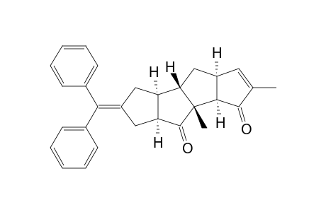 Dicyclopenta[a,e]pentalene-3,4-dione, 6-(diphenylmethylene)-3a,3b,4a,5,6,7,7a,7b,8,8a-decahydro-2,3b-dimethyl-, (3a.alpha.,3b.beta.,4a.alpha.,7a.alpha.,7b.beta.,8a.alpha.)-