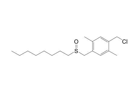 1-(Chloromethyl)-4-[(octylsulfinyl)methyl]-2,5-dimethylbenzene