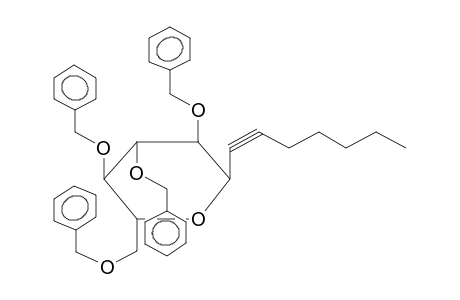 1-DEOXY-1-C-(HEPT-1-YNYL)-2,3,4,6-TETRA-O-BENZYL-ALPHA-D-GLUCOPYRANOSE