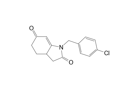 1-(4-Chlorobenzyl)-3,3a,4,5-tetrahydro-1H-indole-2,6-dione