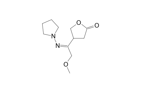 4-[(Methoxymethyl)-{tetrahydro-1H-1-pyrrolyl]imino}methyl]tetrahydro-2H-2-furanone