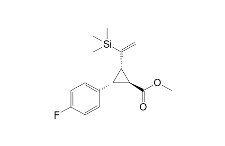 trans-2-(4-Fluorophenyl)-trans-3-((trimethylsilyl)vinyl)-1-(methoxycarbonyl)cyclopropane