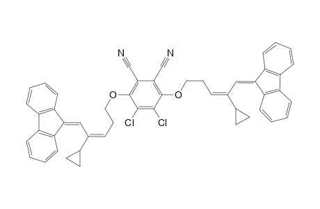 1,2-Benzenedicarbonitrile, 4,5-dichloro-3,6-bis[[4-cyclopropyl-5-(9H-fluoren-9-ylidene)-3-pentenyl]oxy]-, (Z,Z)-