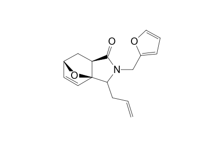 (1S,5R,7S)-3-(2'-Furylmethyl)-2-allyl-10-oxa-3-azatricyclo[5.2.1.0(1,5)]dec-8-ene