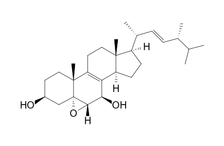 5alpha,6alpha-epoxy-(22E,24R)-ergosta-8,22-diene-3beta,7beta-diol