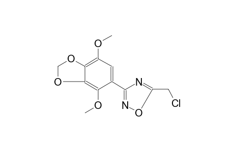 1,2,4-oxadiazole, 5-(chloromethyl)-3-(4,7-dimethoxy-1,3-benzodioxol-5-yl)-