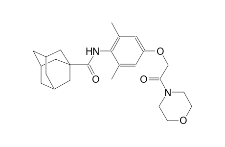 N-[2,6-dimethyl-4-(2-morpholin-4-yl-2-oxidanylidene-ethoxy)phenyl]adamantane-1-carboxamide