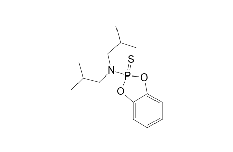 1,3,2-Benzodioxaphosphol-2-amine, N,N-bis(2-methylpropyl)-, 2-sulfide