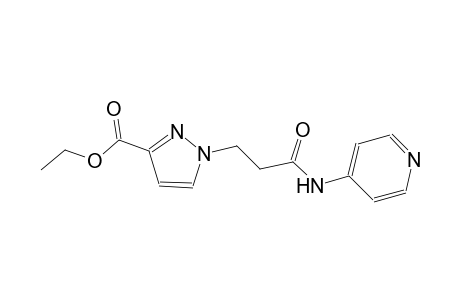 1H-pyrazole-3-carboxylic acid, 1-[3-oxo-3-(4-pyridinylamino)propyl]-, ethyl ester