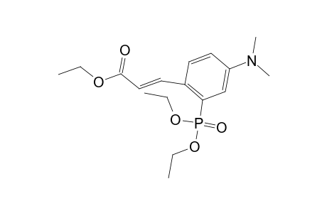 Ethyl (2E)-3-[2-(diethoxyphosphoryl)-4-(dimethylamino)phenyl]-2-propenoate